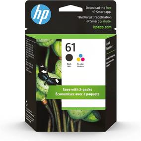 img 4 attached to 🖨️ Original HP 61 Black/Tri-color Ink (2-pack) | Compatible with DeskJet & OfficeJet Printers | Eligible for Instant Ink