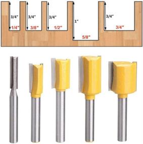 img 2 attached to 🔪 Ultimate Precision with Bestgle Straight Carbide Woodworking Diameter