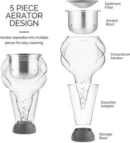 img 2 attached to Stainless Steel Final Touch Conundrum Decanters