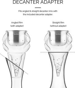 img 1 attached to Stainless Steel Final Touch Conundrum Decanters