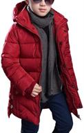 🧥 top-quality phorecys boy's winter coat jacket: guaranteeing warmth and style logo