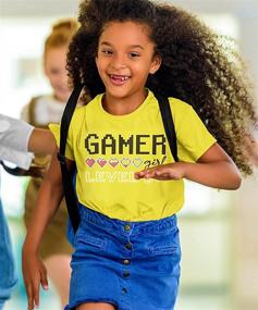 img 1 attached to 👚 Vertical Gaming T-Shirt Bundle for Girls - Brooklyn Edition | Short Sleeve Crew Neck Tees with Chest Print | Sizes S-XL