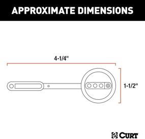 img 3 attached to 🔌 CURT 57404: Конвертер для прицепного устройства на 4 контакта, позволяющий использовать световую панель размером 1-1/4 дюйма - Эффективное решение для автомобиля