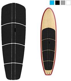 img 4 attached to Abahub 12 Piece Surf SUP Deck Traction Pad: Premium 🏄 EVA with Tail Kicker & 3M Adhesive - Paddleboard Longboard Surfboard