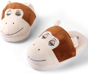 img 3 attached to Cozy and Cute: Aerusi Unisex Animal Slipper Black Boys' Shoes - Perfect for Stylish Comfort!