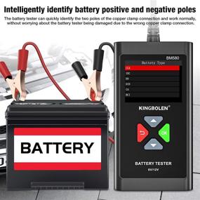 img 1 attached to 🔋 BM580 Digital Battery Analyzer & Load Tester for Car, Motorcycle, ATV, SUV, Boat - 6V 12V Battery Testing, Charging, Cranking System Analysis - Automotive Multimeter Included