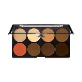 img 3 attached to 💄 Ruby Kisses 3D Contour Artist Cream Makeup Palette (Medium Dark) – Achieve Perfect Definition with RPCC02