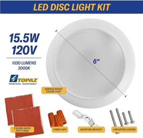 img 3 attached to 🔇 Optimized Soundproof Flush Mount Ceiling Light