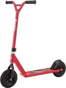 img 4 attached to 🛴 Durable Razor Pro RDS Dirt Scooter: High-Performance Off-Road Scooter with Pneumatic Tires and Heavy Duty Aluminum Frame – Ideal for Riders Up to 220 lbs