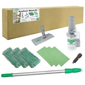 img 1 attached to 🪟 Unger CK053 10 Piece SpeedClean Window Cleaning Kit - Green