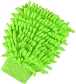 img 3 attached to Car Care Chenille Wash Mitt Car Care