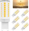 dimmable g9 led light bulbs 5w (6 pack) 40w halogen equivalent logo