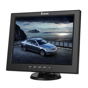 img 4 attached to Eyoyo 12 Inch HDMI Monitor | BNC VGA AV HDMI Input | 800x600 Portable 4:3 TFT LCD Mini HD Color Screen with Built-in Speaker