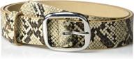 💃 stylish python buckle belts for women by drop womens toni: accessorize with flair! logo