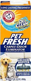 img 4 attached to 🐾 Pet-Friendly Solution: ARM & HAMMER Carpet Odor Eliminator, Pet Fresh 30 oz.