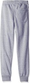 img 1 attached to Stay Comfy in Style with American Hawk Little Fleece Jogger Boys' Pants!