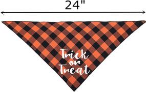 img 1 attached to JPB Halloween Bandana Orange Plaid