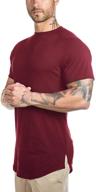 athlemon longline hipster muscle t-shirt for enhanced muscle definition logo