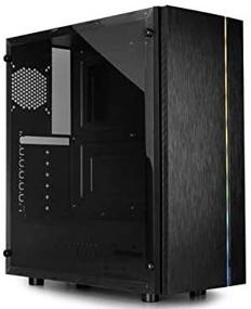 img 3 attached to 🔍 Enhanced SEO: Raidmax Blazar ATX Mid Tower Gaming PC Case, Brushed Front Panel, ARGB LED Strip