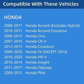 img 3 attached to OxGord Gas Cap for Honda Civic, Accord, Pilot, CRV/CR-V, Crosstour, Fit, Odyssey, Insight, HRV/HR-V – Replaces OEM Part 17670-T3W-A01 – Model Years 2007-2020