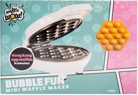 img 1 attached to Bubble Mini Waffle Maker: The Tiny Hong Kong Egg Style Design to Delight Your Breakfast!