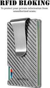 img 1 attached to 👨 QJ2 Aviation Aluminum Men's Accessories: Minimalist Aluminium Wallets, Card Cases & Money Organizers