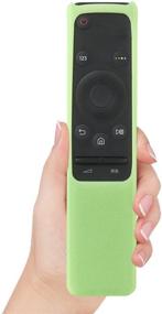 img 2 attached to 📱 Glow in Dark-Green Silicone Remote Case for Samsung BN59-01259B/E and BN59-01260A Smart TV Remote - Shockproof, Anti-Slip, and Anti-Lost with Remote Loop