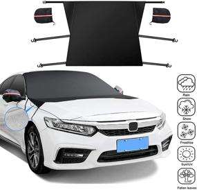 img 4 attached to WeChip Waterproof Frost Car Cover: 2021 New Windshield Snow Protection for Windows & Mirrors