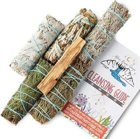 img 2 attached to Ultimate Smudge Kit: 5 Sage Smudge Sticks + Palo Santo for Smoke Cleansing, Meditation, and Spiritual Use