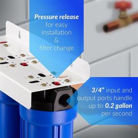 img 2 attached to 🔒 Enhanced Filtration Efficiency with ISpring Oversized Sediment Stainless Connectors