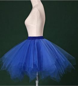 img 1 attached to 👗 Honeystore Women's Vintage Ballet Bubble Puffy Tutu Petticoat Skirt – Short Length