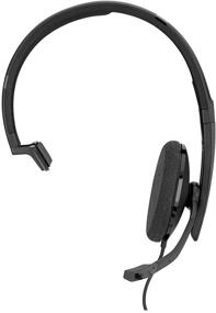 img 3 attached to Sennheiser SC 135 USB-C (508355): Premium Monaural Headset for Business Professionals, HD Stereo Sound & Noise-Canceling Mic, USB-C Connector (Black)