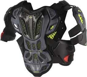 img 1 attached to Alpinestars Chest Protector Anthracite Black Red M