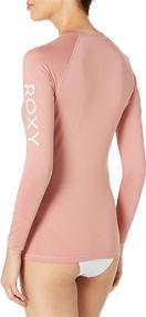 img 1 attached to Roxy Women's Whole Hearted Long Sleeve Rashguard: Stylish Protection for Active Women