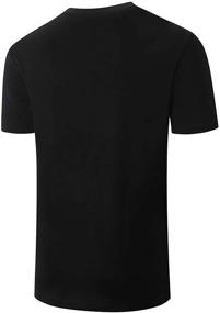 img 3 attached to 👕 Basoteeuo Dark Henley Sleeve T-shirts for Men - Clothing and Shirts