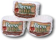 ☕️ brew rite 4 cup coffee basket filters - bulk pack of 600 disposable filters logo