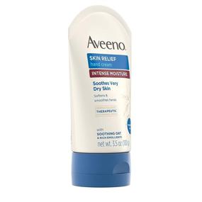 img 2 attached to Aveeno Средство Active Naturals для ухода за кожей рук Skin Relief, тубы объемом 3,5 унции: набор из 3-х штук - питательное средство для сухих и чувствительных рук