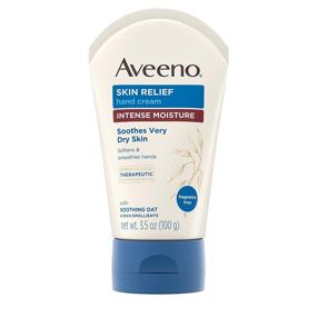 img 4 attached to Aveeno Средство Active Naturals для ухода за кожей рук Skin Relief, тубы объемом 3,5 унции: набор из 3-х штук - питательное средство для сухих и чувствительных рук