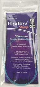 img 1 attached to 🧶 HiyaHiya Острая стальная круговая спица US 6 (4 мм), 40 дюймов (101 см), HISSTCIR40-6