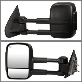 img 3 attached to DNA Motoring TWM-020-T888-BK-SM Pair Of Powered Heated Towing Side Mirrors Compatible With 15-20 Silverado/Sierra 2500 HD 3500 HD W/Smoked Lens Turn Signal Light