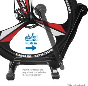 img 1 attached to 🚲 Flexzion Bicycle Floor Parking Rack - Convenient Indoor Storage Stand for 20"-29" Bikes