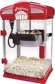 img 4 attached to 🍿 West Bend Hot Oil Theater Style Popcorn Popper Machine: Nonstick Kettle, Measuring Tool, Scoop - 4-Ounce, Red, 1 Count