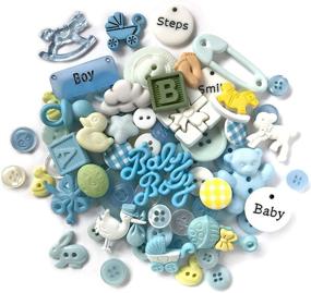 img 3 attached to Buttons Galore and More Collection: Round Novelty Buttons & Embellishments for DIY Crafts, Scrapbooking, Sewing, Cardmaking and More – 50 Pcs, Based on a Variety of Themes, Holidays, and Seasons