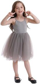 img 2 attached to TTYAOVO Toddlers Sleeveless Sundress Princess Apparel & Accessories Baby Girls