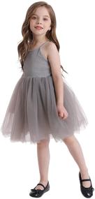 img 3 attached to TTYAOVO Toddlers Sleeveless Sundress Princess Apparel & Accessories Baby Girls