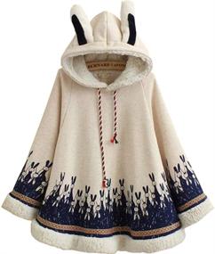 img 2 attached to YM YOUMU Winter Fleece Japanese Women's Clothing in Coats, Jackets & Vests