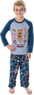 🐶 scooby snacks boys pajamas set - scooby doo kids pj's logo