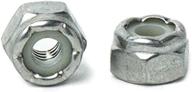 🔩 bridge fasteners #8-32 nylon insert hex lock nuts (100-pack) stainless steel 18-8, plain finish logo