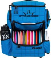 🎒 optimized for seo: dynamic discs ranger disc golf backpack with spacious main compartment for 18+ discs and putter pouch for two disc golf putters логотип