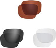 🕶️ polarized t8 lens sets with smoke, clear, and brown options logo